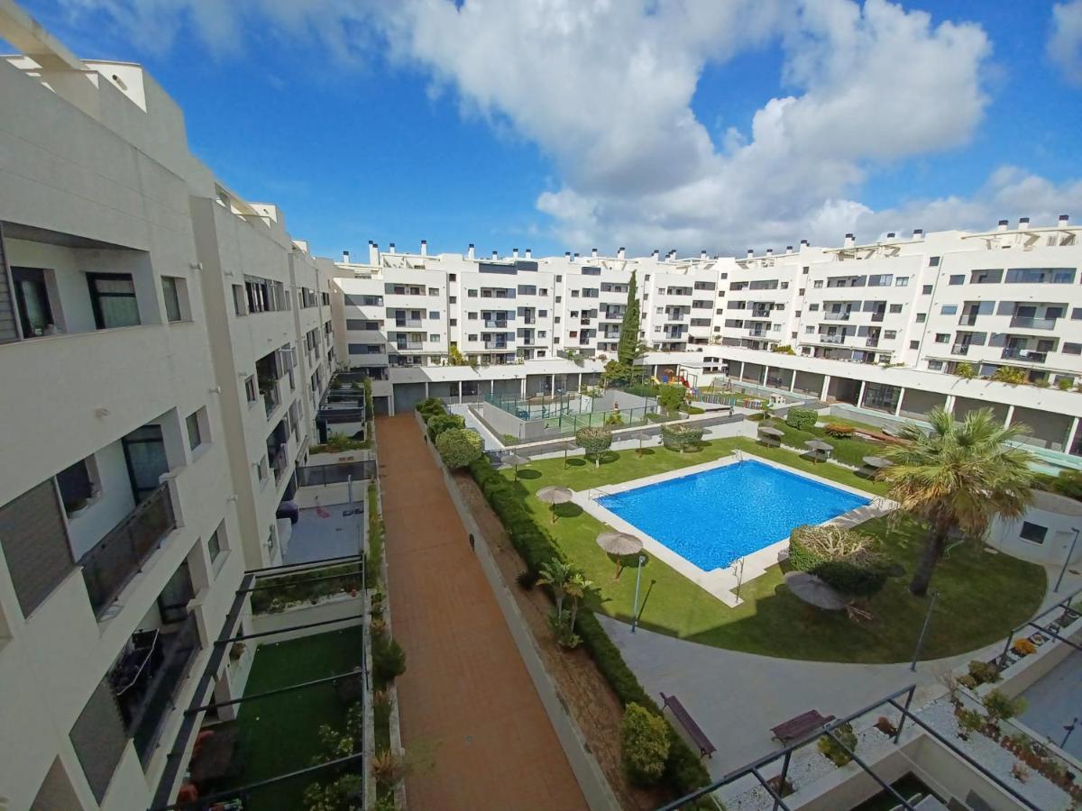 Magnifico Apartamento En El Pto De Sta Maria, Aire Acc, Piscina, Zona Ninos Y Padel El Puerto de Santa María Exteriör bild